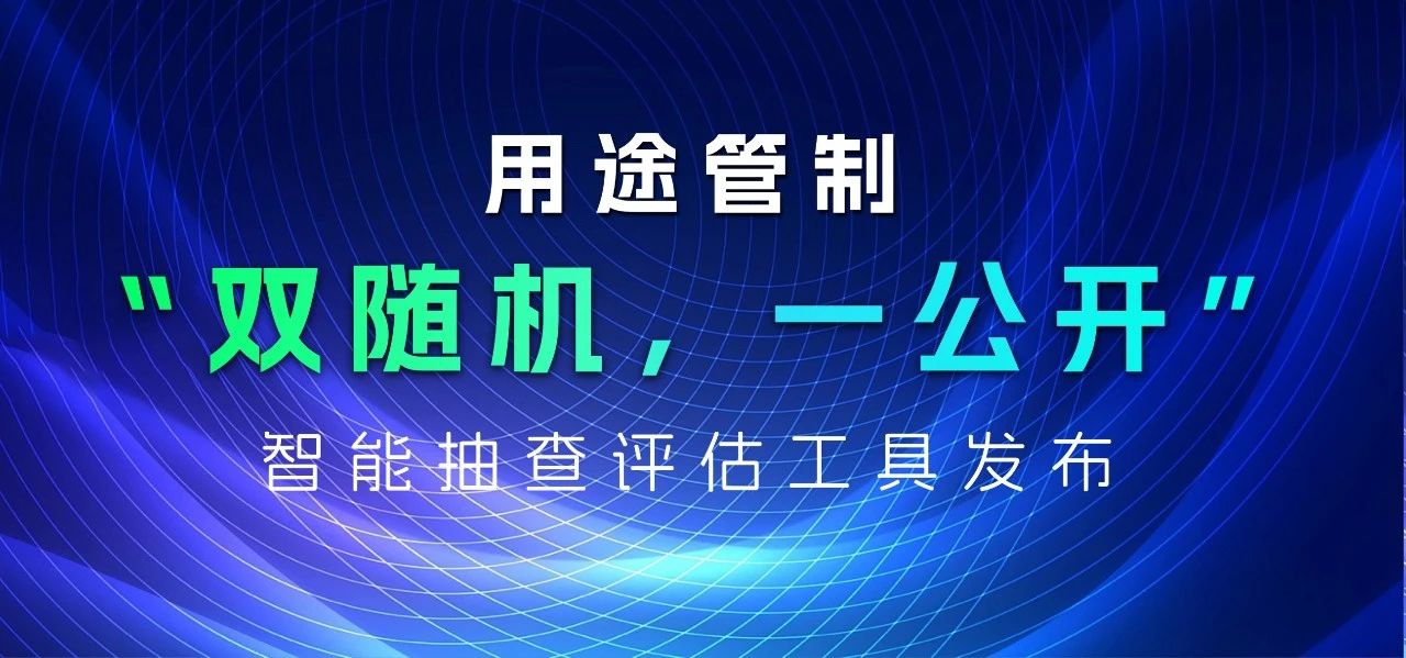 数慧AI助力“双随机，一公开”抽查评估顺利通过